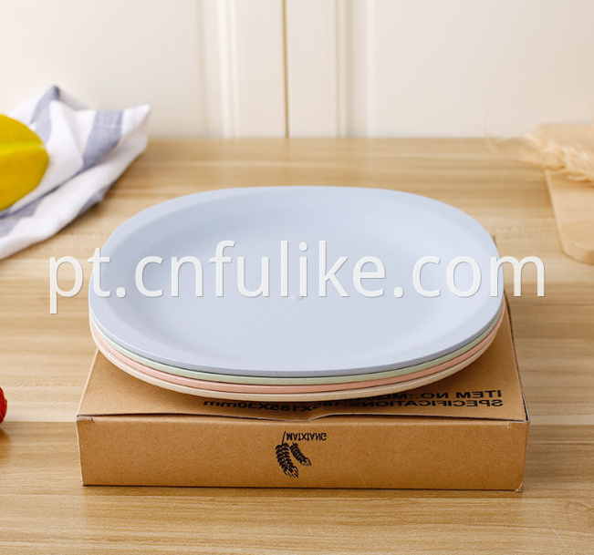 Wheat Straw Plastic Plate